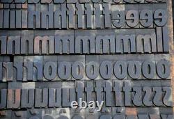 Letterpress wood printing blocks 2.13 tall 272pcs wooden type woodtype alphabet