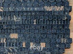 Letterpress wood printing blocks 383 pcs 0.55 tall alphabet type woodtype ABC