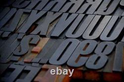 Letterpress wood printing blocks 90 pcs 3.54 tall wooden type woodtype alphabet