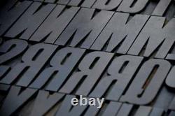 Letterpress wood printing blocks 90 pcs 3.54 tall wooden type woodtype alphabet