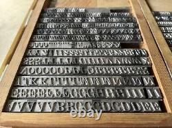 Lg Lot 12 LBS! 36 Pt CENTURY EXPANDED ITAL. Letterpress Type, Complete Font