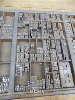 Linotype Letterpress Blocks, Printing Press Letters Numbers, Printer Type s