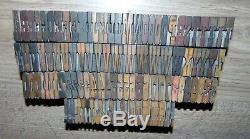 Lot 104 Wood Letterpress Print Type Block Upper Case Letters Numbers 1 Tall