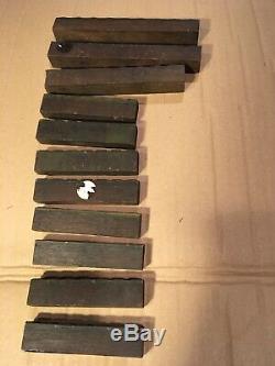 Lot 11 Pc Wood Printing Letterpress Printers Block Ornamental