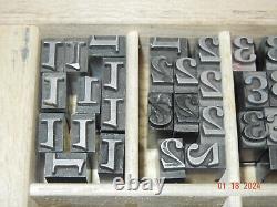 Lot 48, 35 Pounds Of Letter Press Letters From A Printing Press Drawer