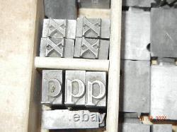 Lot 48, 35 Pounds Of Letter Press Letters From A Printing Press Drawer