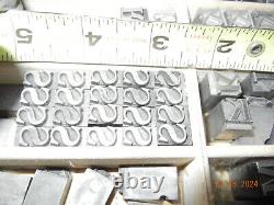 Lot 48, 35 Pounds Of Letter Press Letters From A Printing Press Drawer
