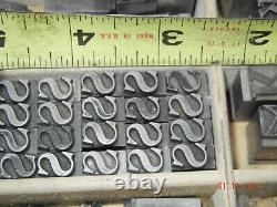 Lot 48, 35 Pounds Of Letter Press Letters From A Printing Press Drawer