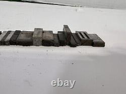 Lot 60+ Letterpress Type Metal Printing Block Antique Animal Moon Star Yin Yang