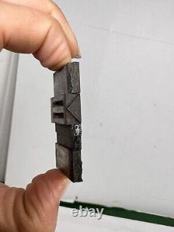 Lot 60+ Letterpress Type Metal Printing Block Antique Animal Moon Star Yin Yang