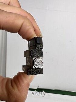 Lot 60+ Letterpress Type Metal Printing Block Antique Animal Moon Star Yin Yang