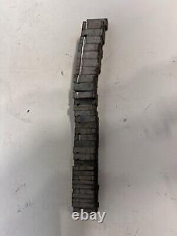 Lot 70+ Letterpress Type Metal Printing Block Antique Floral Whimsical Swirl