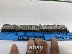Lot 70+ Letterpress Type Metal Printing Block Antique Floral Whimsical Swirl