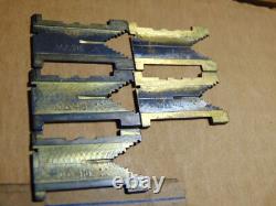 Lot Vintage Linotype Matrix Machine Letters Numbers Symbol Printing Letter Press