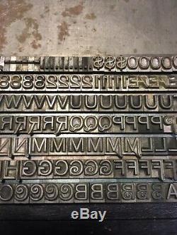 Marder, Luse, Central Type Foundery Letterpress Semi Gothic 24 Point