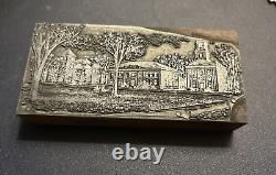 Marietta College, front campus, Erwin, Irvine, Andrews halls- vintage block