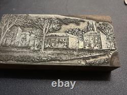 Marietta College, front campus, Erwin, Irvine, Andrews halls- vintage block