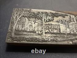 Marietta College, front campus, Erwin, Irvine, Andrews halls- vintage block