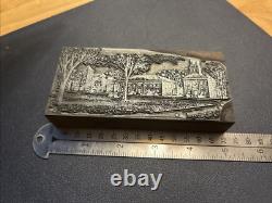 Marietta College, front campus, Erwin, Irvine, Andrews halls- vintage block