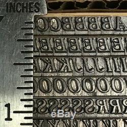 McFarland Italic 14 pt Letterpress Type Vintage Metal Printing Sorts Font