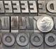 Metal Letterpress Printing Type 48pt Futura Bold Italic D16 17#