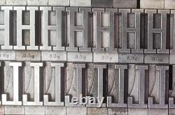 Metal Letterpress Printing Type ATF #587 48pt TOWER CAPS A76 10#
