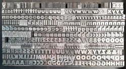 Metal Letterpress Type 36pt Twentieth 20th Century Extra Bold A45 16#