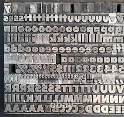 Metal Letterpress Type 36pt Twentieth 20th Century Extra Bold A45 16#