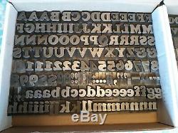 Metal Typeset Letterpress Letters 72 Pt Cooper Black Font Bb&s Chicago Rare