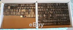 Metal Typeset Letterpress Letters 72 Pt Cooper Black Font Bb&s Chicago Rare