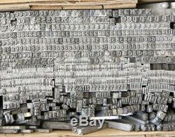 Mixed Lot Vintage Printing Press Typeset blocks patterns letters numbers