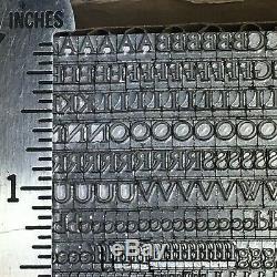 Monotype Pastonchi 14 pt Letterpress Type Metal Lead Printing Sorts Font