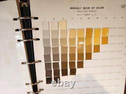 Munsell Book of Color 1976 Two Book Binders BG-RP and R-G EXC. COND. Rare set