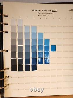 Munsell Book of Color 1976 Two Book Binders BG-RP and R-G EXC. COND. Rare set
