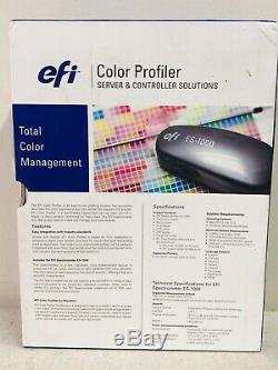 NEW IN BOX, PCS STILL SEALED EFI ES-1000 Spectrophotometer Color Profiler Suite