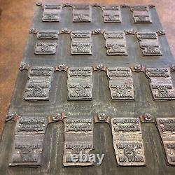 NICE Antique Newspaper printing plates Dixie Crystals/Savannah Sugar Refinery