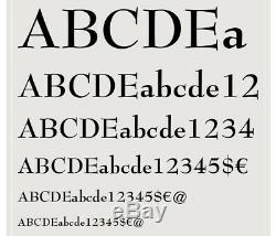 NOS Complete Font ATF 18pt BERNHARD ROMAN BOLD No. 670 Letterpress Metal Type a
