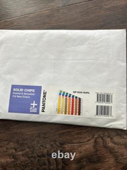 New In Package Pantone Solid Chips Coated And Uncoated Plus Series GP1606-SUPL