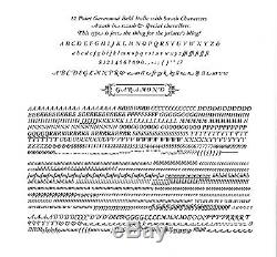 New Letterpress Type 12 point Garamond Bold Italic with swash characters