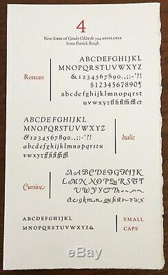 New Letterpress Type 18pt. Goudy Old Style