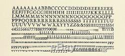 New Letterpress Type 18pt. Nicolas Cochin