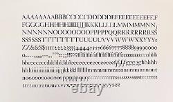 New Letterpress Type 24 point Janson