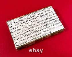 New Letterpress Type 24 point Janson