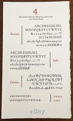 New Letterpress Type- 24pt. Goudy Old Style Italic