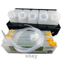 New for Roland BN20 5 Cartridges (440ml) 5 Bottles Bulk Ink Supply System CISS