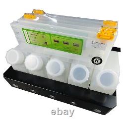 New for Roland BN20 5 Cartridges (440ml) 5 Bottles Bulk Ink Supply System CISS