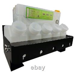 New for Roland BN20 5 Cartridges (440ml) 5 Bottles Bulk Ink Supply System CISS