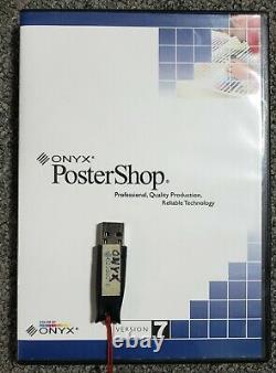 ONYX PosterShop 7.3 Software & Dongle 2 Printer License Digital Printing RIP