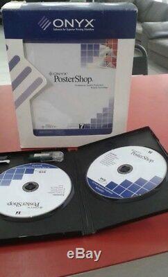 Onyx PosterShop v7 RIP Software Rip USB Dongle with manual, install CDs, & box