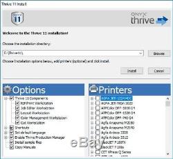 Onyx Thrive 211 RIP Software Onyx Version 11 Complete, OEM Packaging